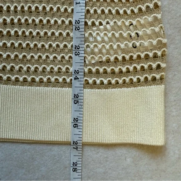 COS Mesh Crochet Polo Shirt Top S NWOT - Picture 10 of 11